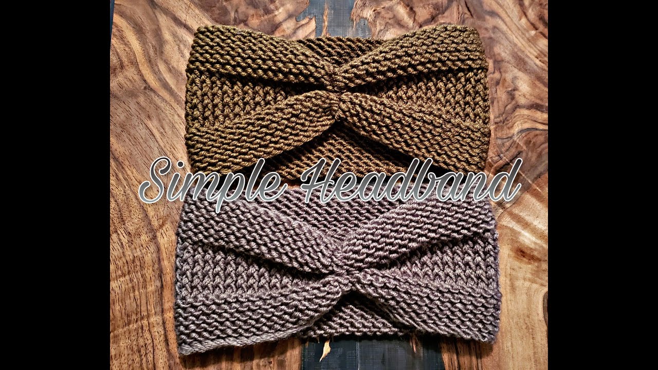 Simple Headband for Loom in the Round