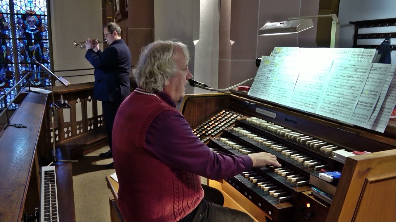 Trumpet and Organ: Giuseppe Torelli, Allegro from der Sonata in D G.1