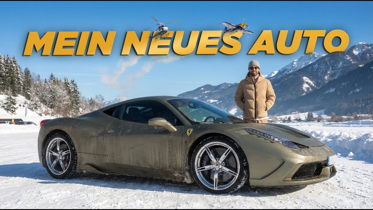 Mit dem Ferrari 458 Speciale durch den Schnee zum FAT Ice Race 🚀