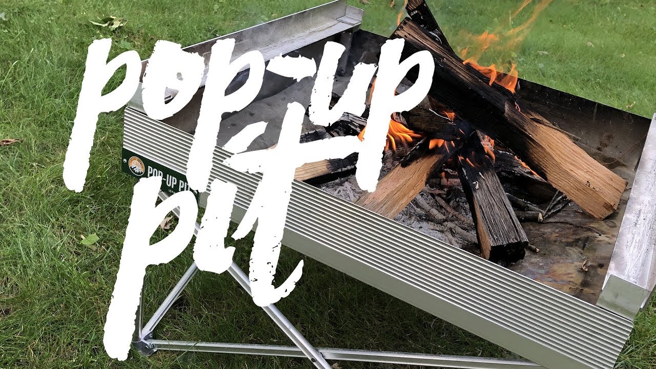 Pop-Up Pit Truly Portable Fire Pit & BBQ |