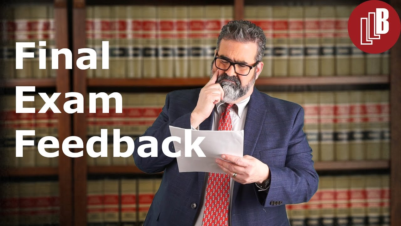 Final Exam Feedback