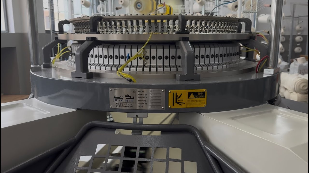 K-KNIT : High Speed Circular Knitting Machine : Single Jersey 'Open Width'