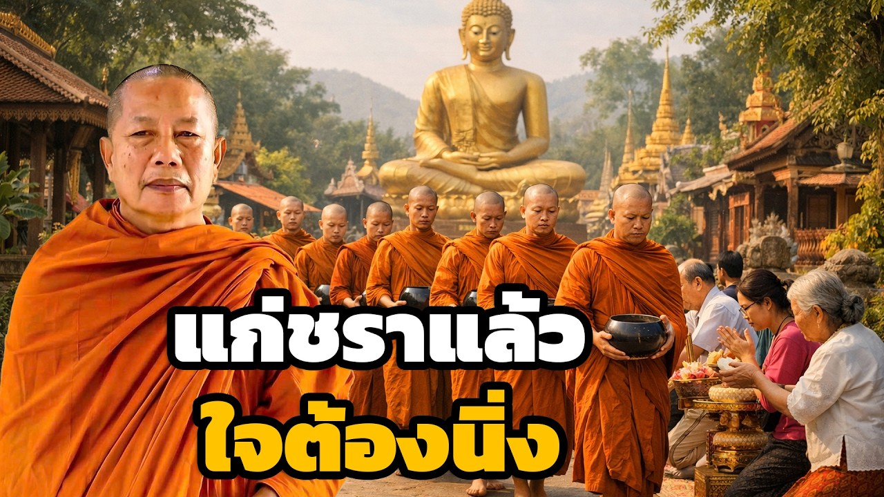 เตรียมใจให้พร้อมในวัยแก่ชรา  ธรรมะคลายทุกข์ พระมหาบุญช่วย ปัญญาวชิโร 4