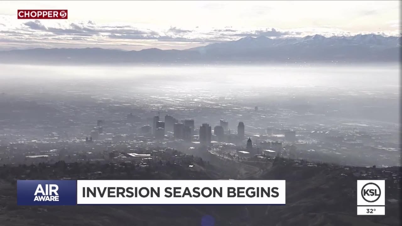 Smog covers parts of Northern Utah, inversion season begins