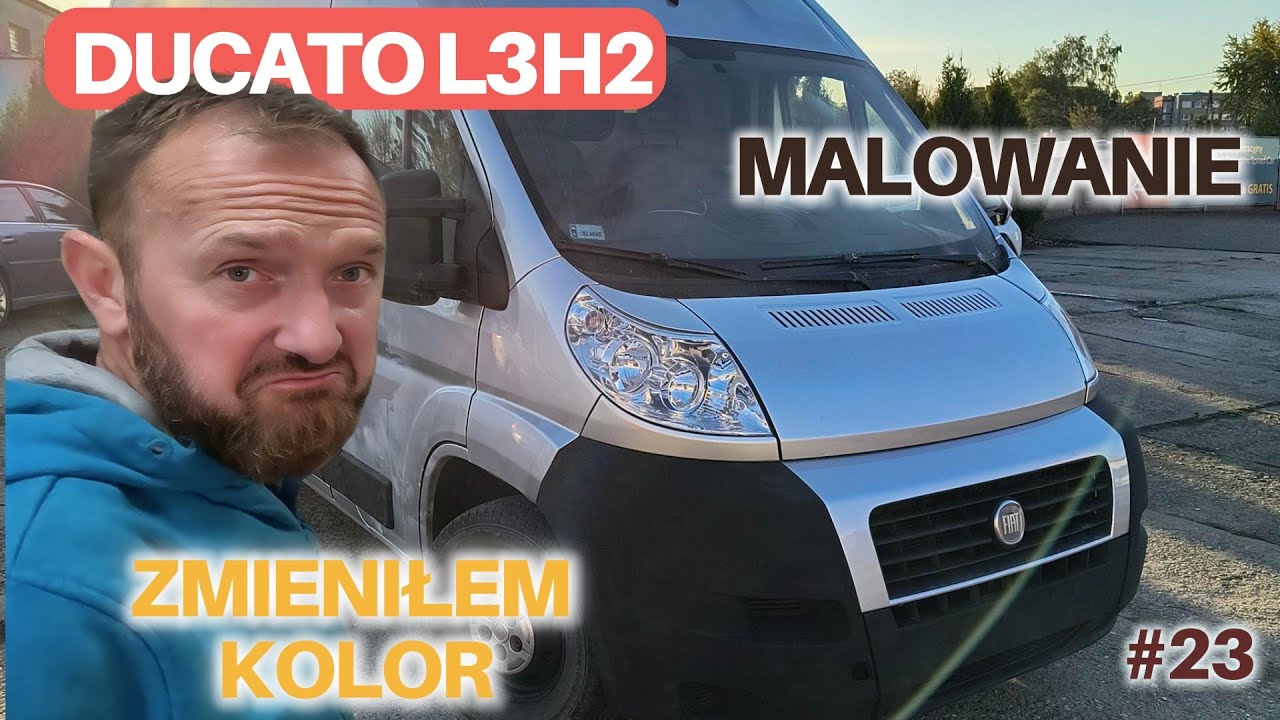 Ducato L3H2 nowy projekt Kampervan  odc.2 Zmiana koloru