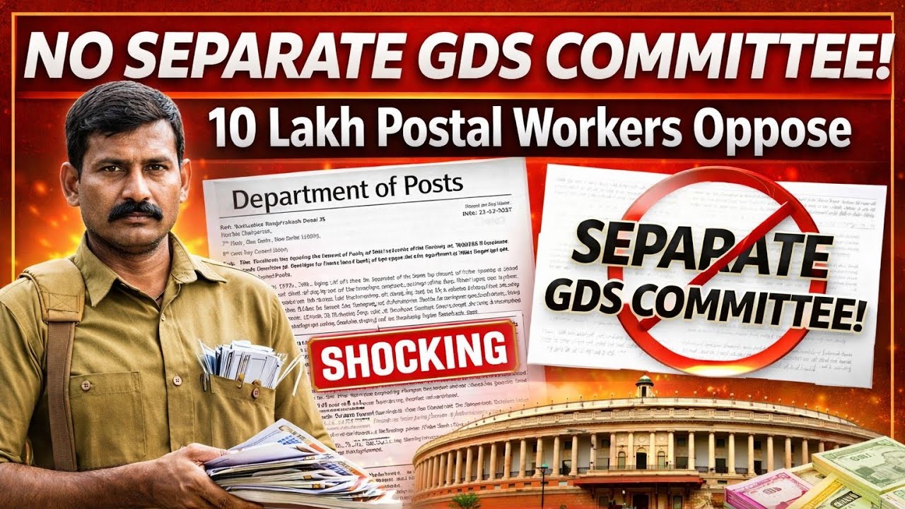 8th Pay Commission के Chairperson ने दिया 3 लाख GDS को बड़ी खुशखबरी 😍🎉 अब GDS का कमेटी नहीं बनेगी 😮❌