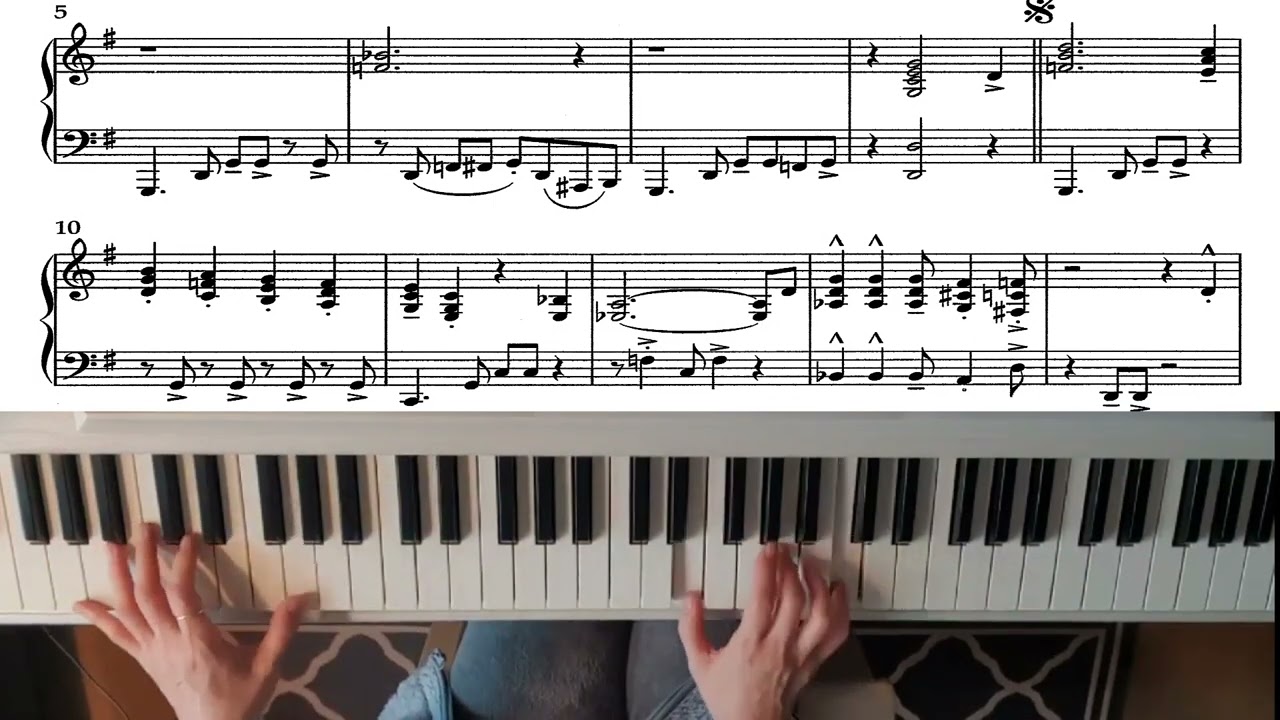 Milan Dvorak jazz piano etudes no 4
