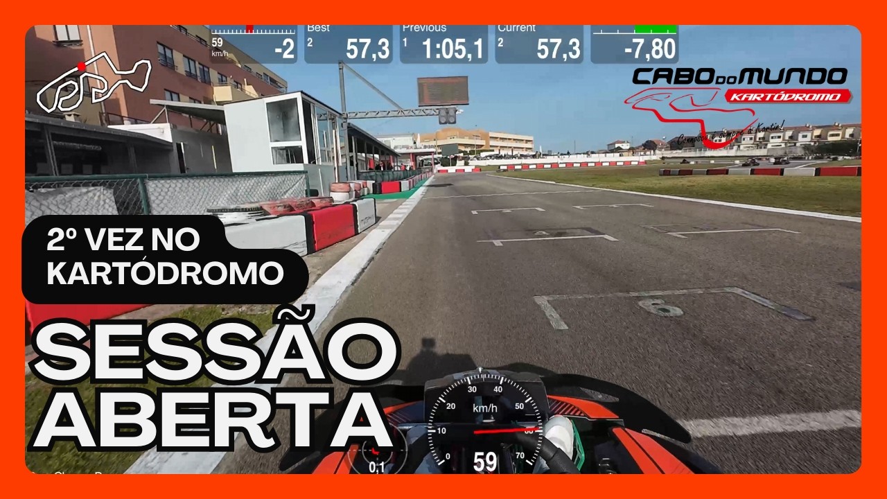 2° vez no Kartódromo Cabo do Mundo - Sessão aberta - 2026
