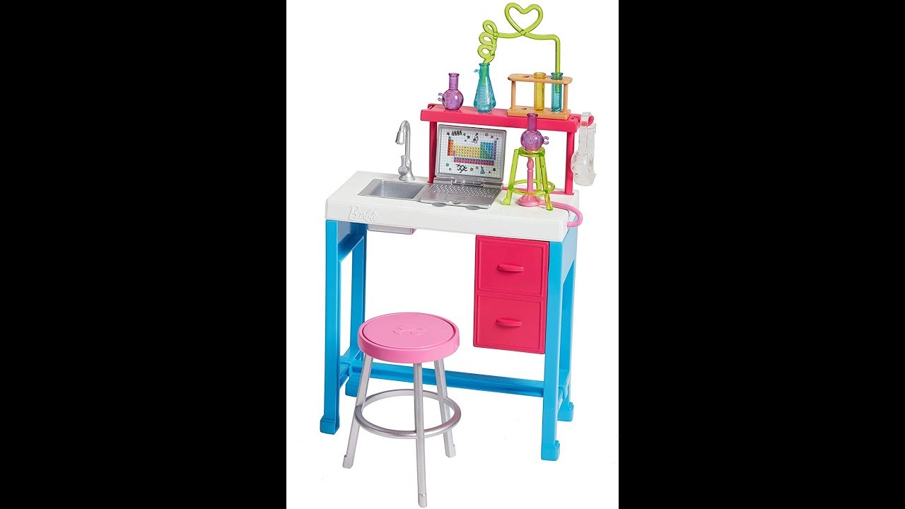 Unboxing Barbie Science Lab Play Set for kids