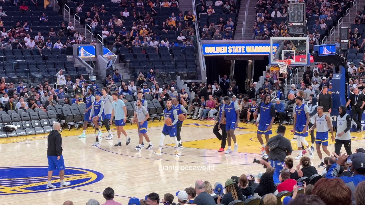 Golden State Warriors Open Practice 2023 (4K)