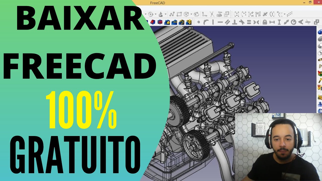 COMO BAIXAR E INSTALAR FREECAD GRATUITO