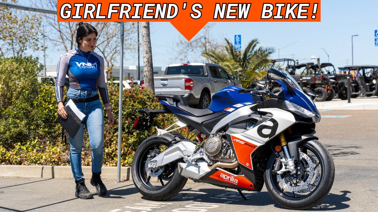 Girlfriend Gets a Brand New 2023 Aprilia RS 660!