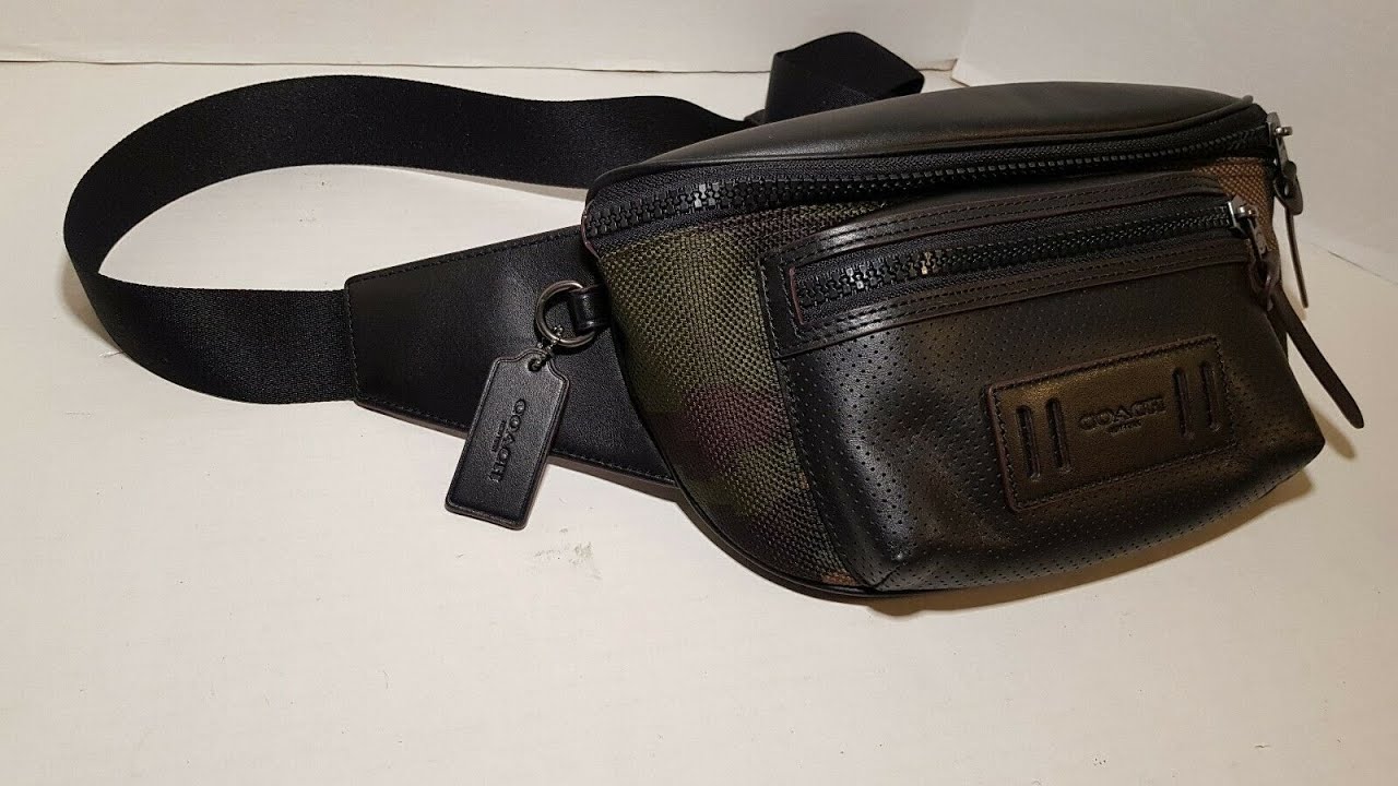 Coach F72928 Mens Terrain Belt Fanny Crossbody Bag Pixelated Camo Print review