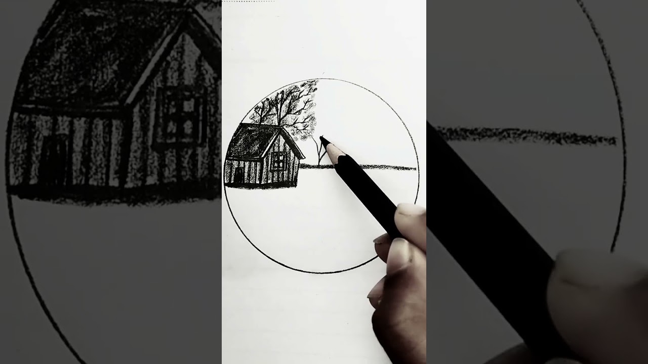 pencil drawing art video // sketch art video