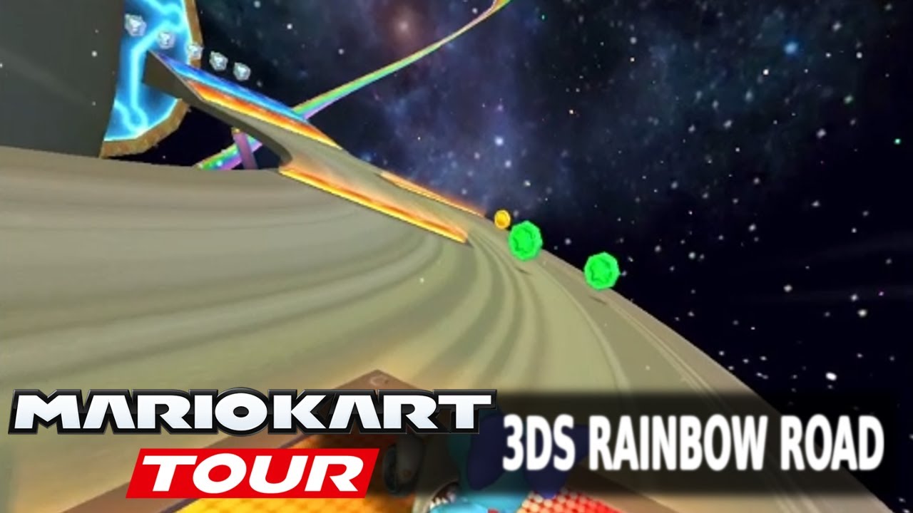 Space Tour 2023 - Baby Peach Cup - 3DS Rainbow Road | Mario Kart Tour | Ep. 51