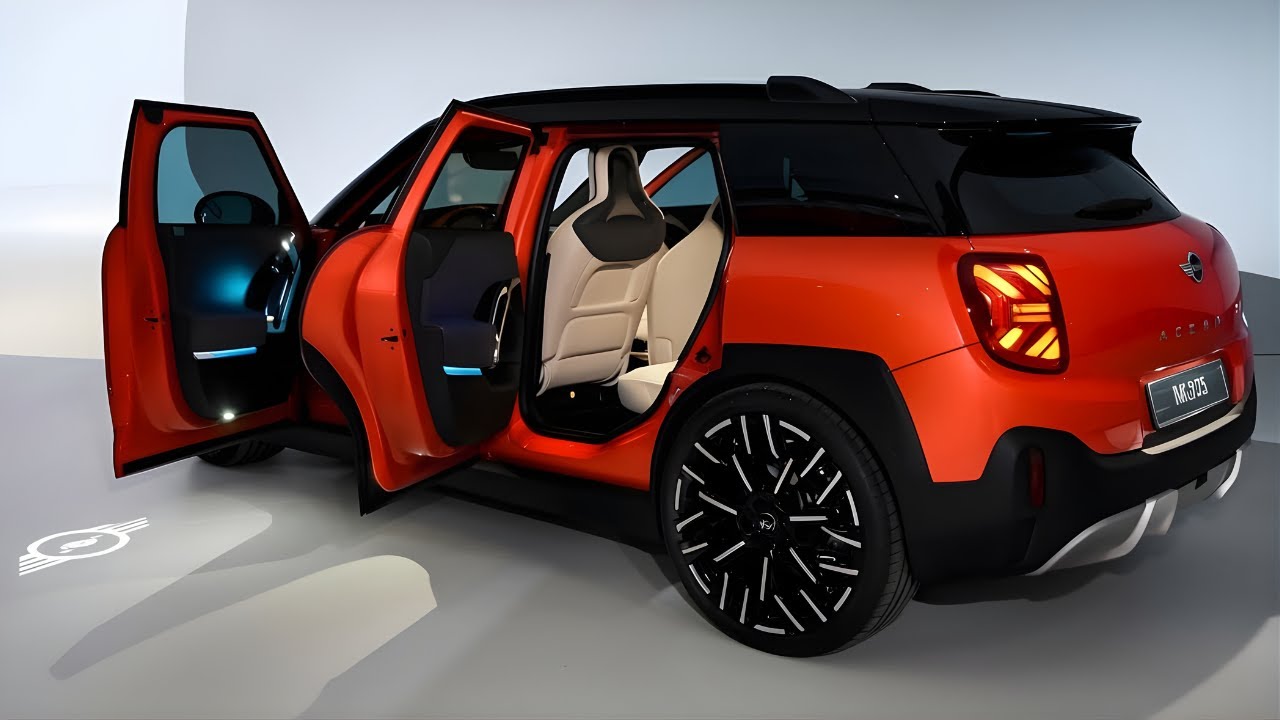 Обзор MINI Aceman 2025 года — полностью электрический внедорожник: дизайн, запас хода и характери...