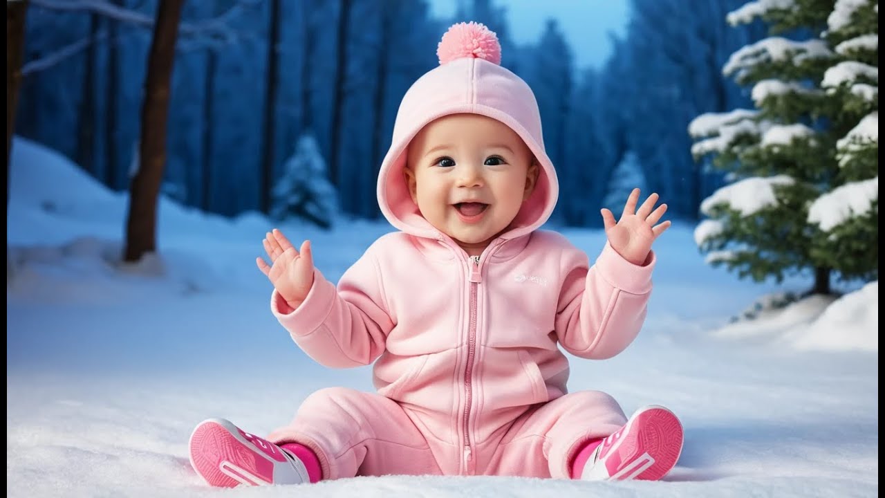 Baby Snow Snack | Fun Winter Learning & Action Video for Toddlers