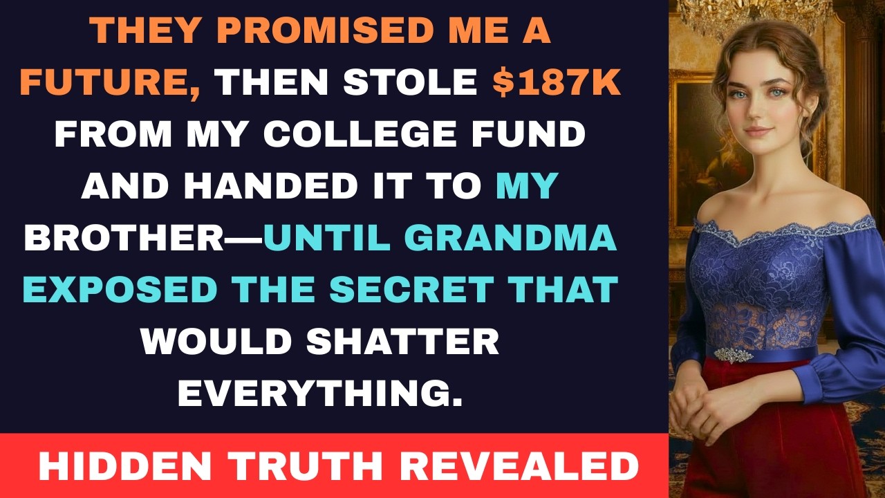 My Parents Gave My $187K College Fund to My Brother—But Grandma Turned Their Secret Into...