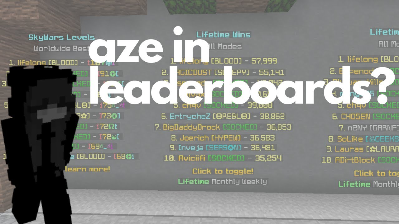 Hypixel 4v4's leaderboards...