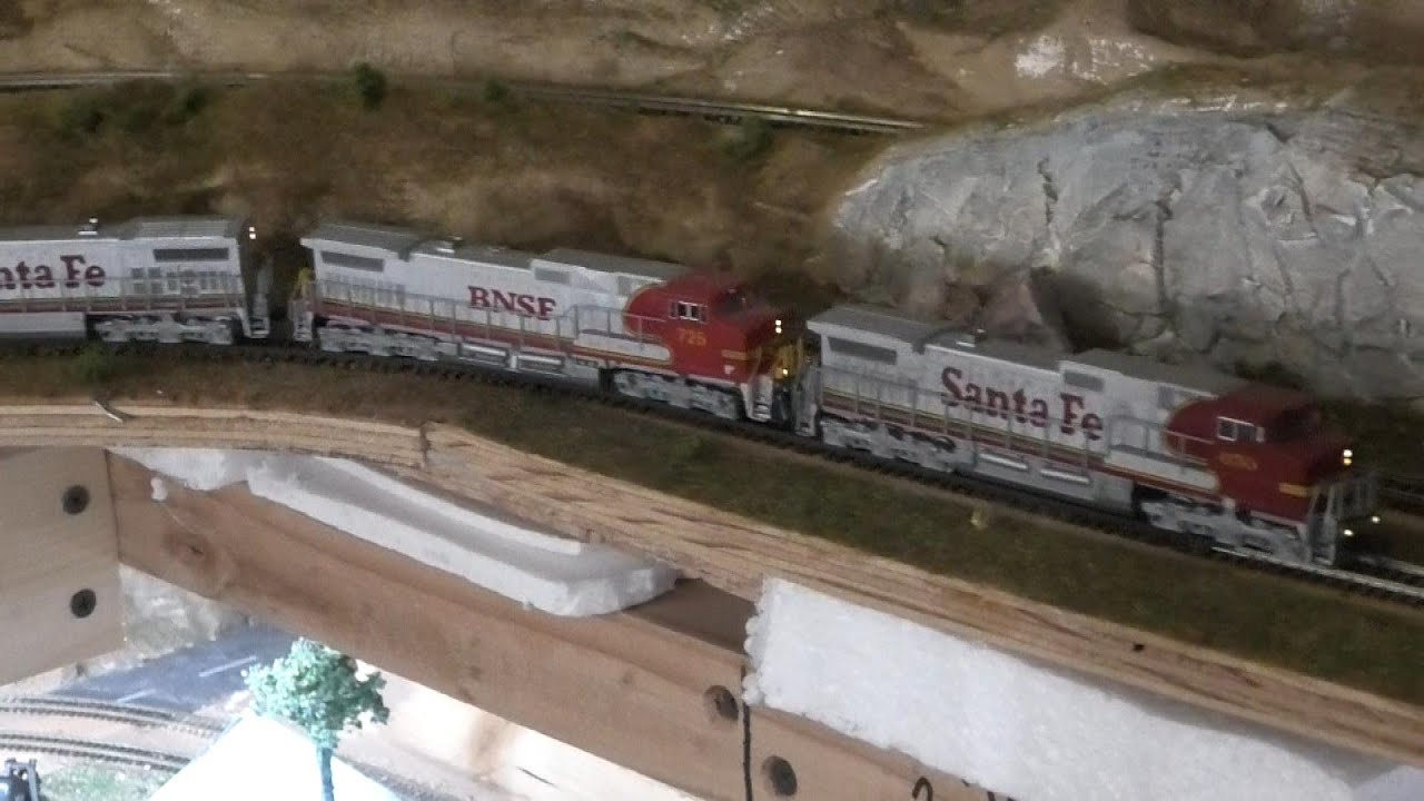 BNSF's Peavine Sub in N scale #houserenovation #tains #bnsf @dacuzzz6951