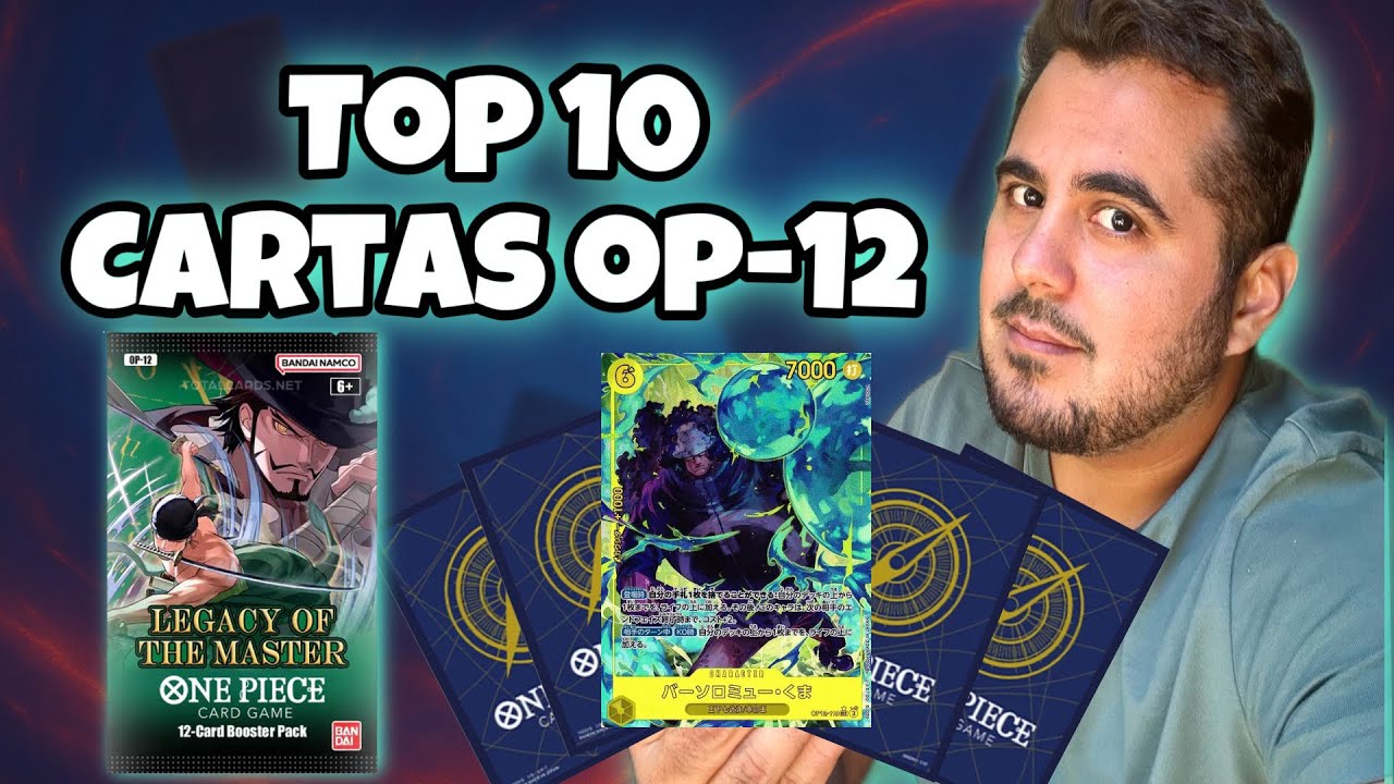 LAS 10 MEJORES CARTAS DE OP-12 LEGACY OF THE MASTER