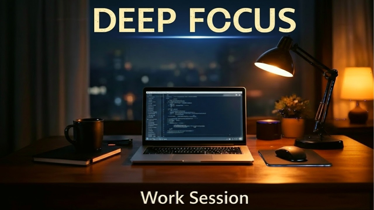 1 Hour Deep Focus Music for Work – Calm Productivity Session #DeepWork #BackgroundMusic
