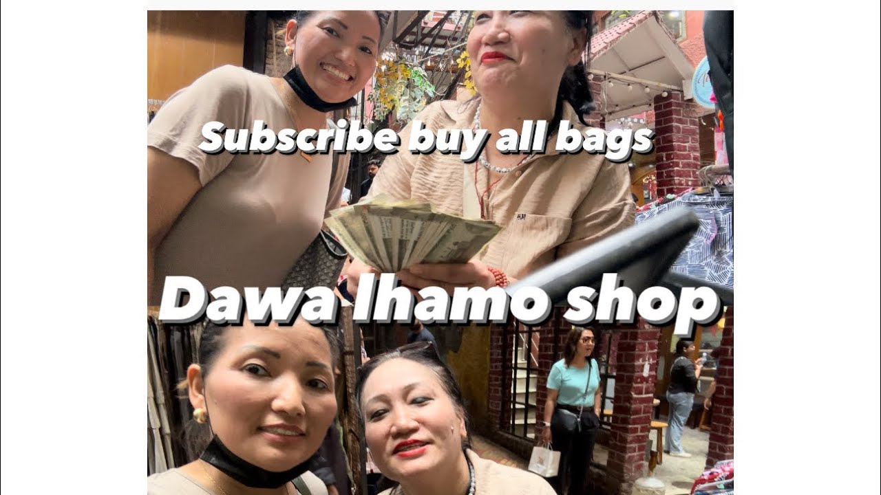 24/8/2024 Shopping 🛍️ 🛍️ // dawa Lhamo shop// Tibetan vlogger::