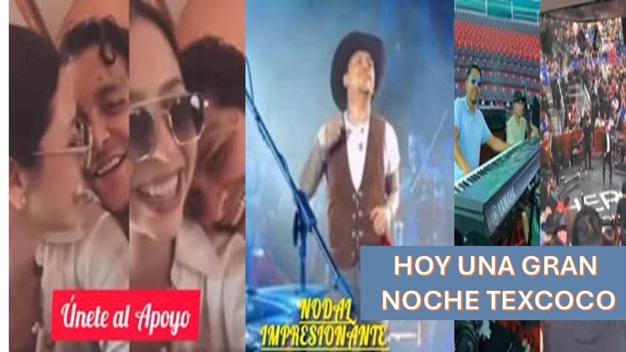 CRISTIAN NODAL HOY UNA GRAN NOCHE #texcoco #angelaaguilar#cristiannodal