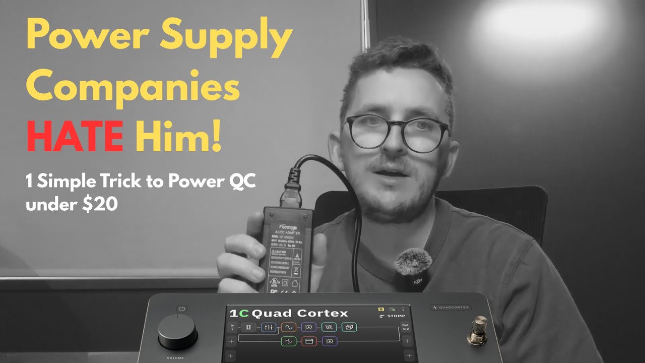 Как я запитал свой Quad Cortex за 19 долларов (без CIOKS) + самодельная педаль из IKEA
