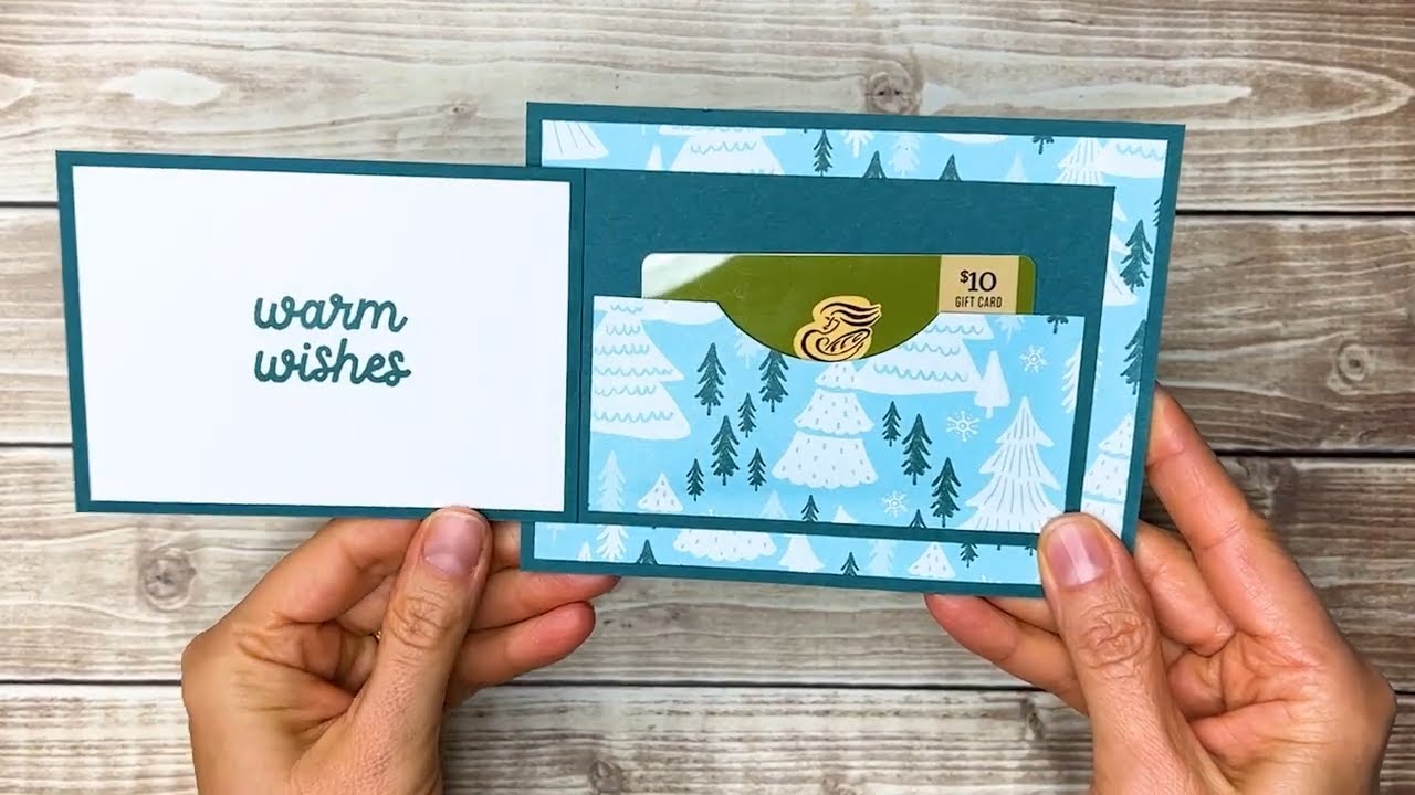 Quick & Easy Fun Fold Card with a Gift Card Pocket