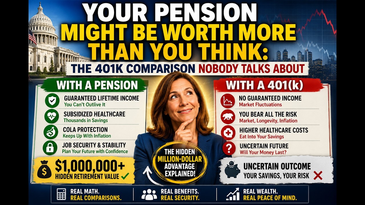 Your Pension is Worth More Than You Think: The 401k Comparison No One Talks About