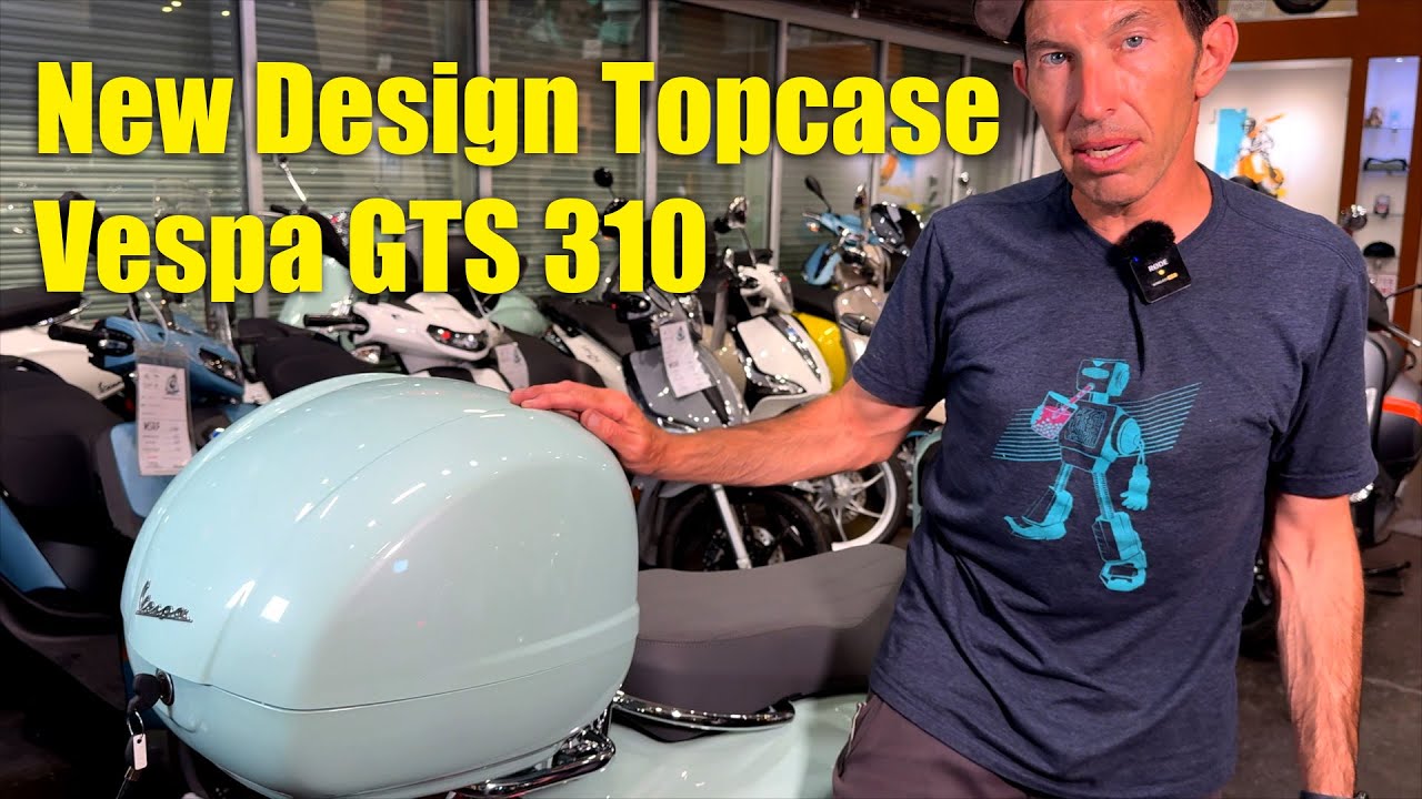 New Design Original Vespa Top Case for 2025 GTS 310 & Installation