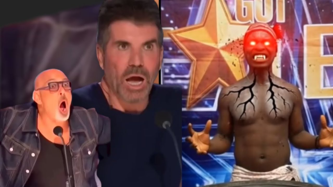 My vampire transformation at the AGT. It was very intensed. The judges and audience were scared 😱😱😱