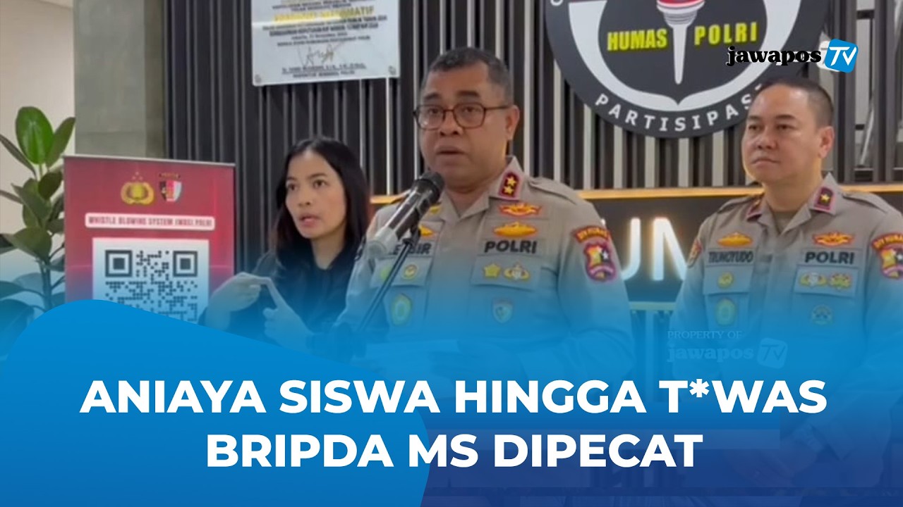 Aniaya Siswa MTS Hingga Tewas, Bripda MS Dipecat Tidak Hormat oleh Polri