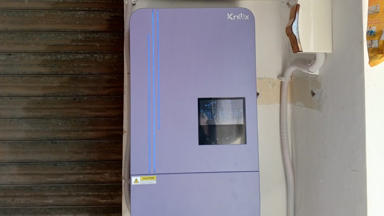Knox 4.5 kw solar inverter installation 