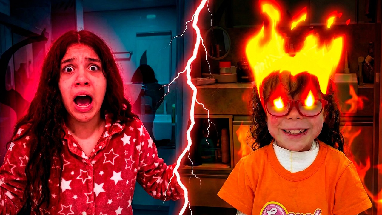 SARAH ASSISTIU FILME DE TERROR e OLHA O QUE ACONTECEU COM ELOAH! histórias engraçadas PARA CRIANÇAS