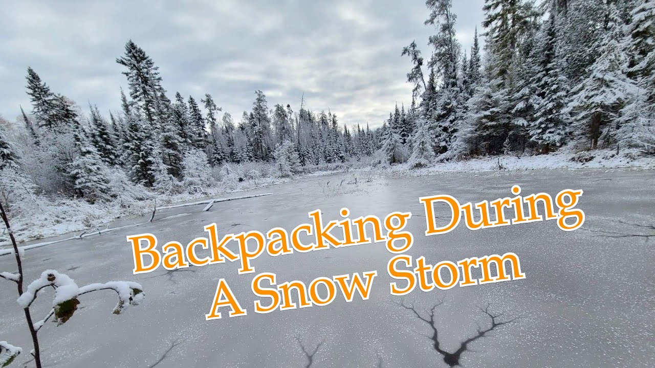 Snow Storm In The Boundary Waters - Sioux Hustler Trail