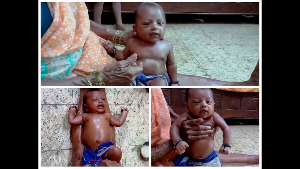 Baby Massage  | How to Massage a Baby in Telugu | How to Massage Newborn Baby