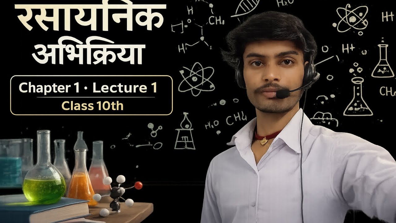रासायनिक अभिक्रिया | Chapter 1 Lecture 1 | Class 10th Chemistry #Class10thChemistry #ChemicalReactio