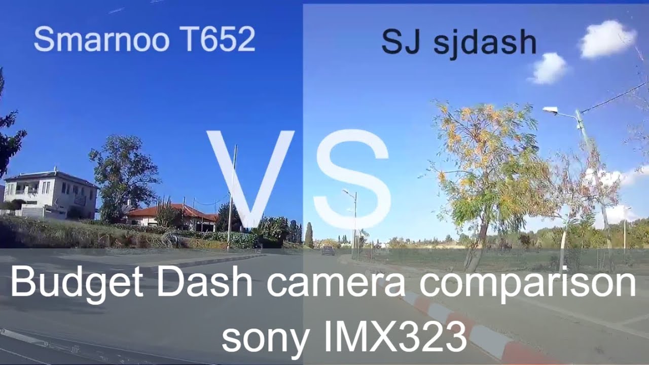 Smarnoo T652 vs SJCAM sjdash - comaprison (sony IMX323)