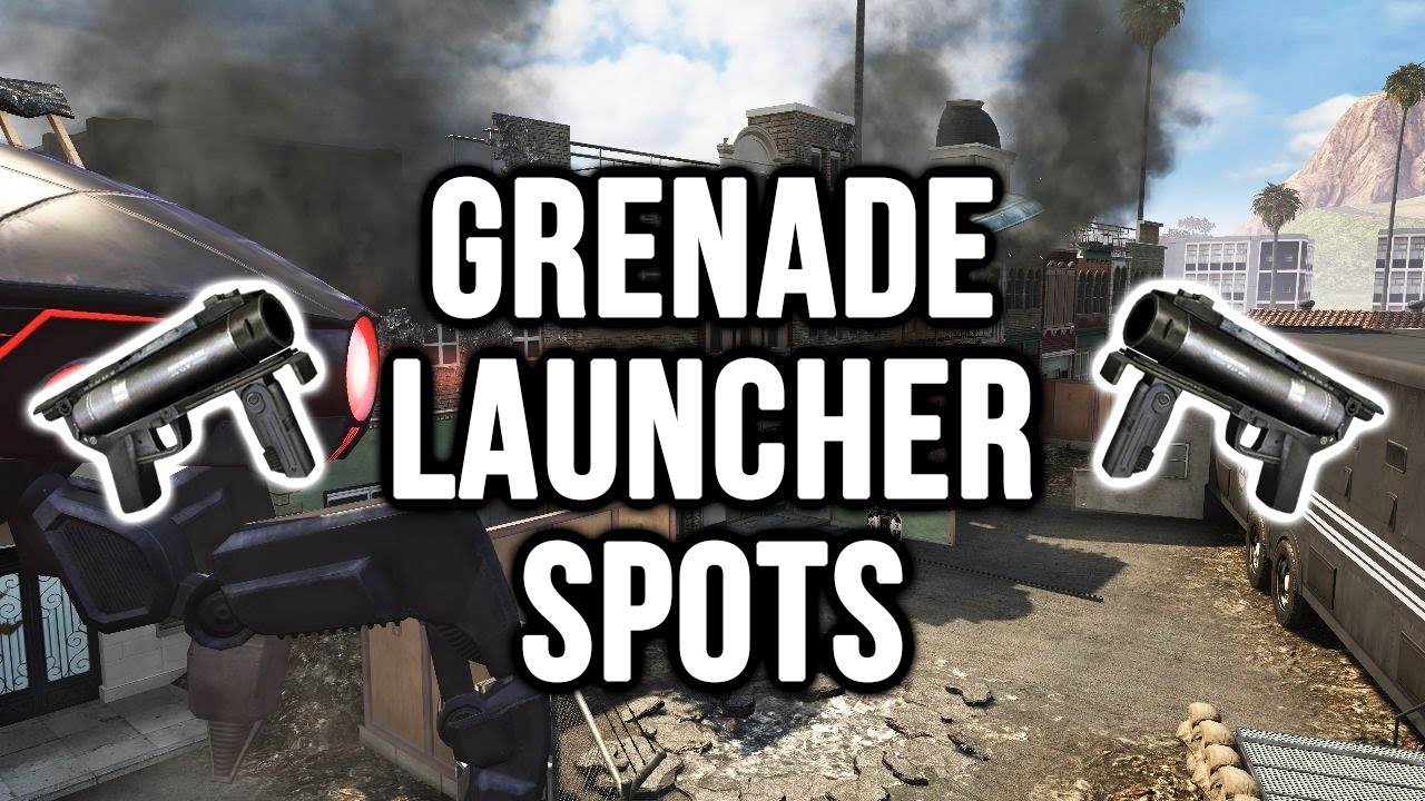 Black Ops 2: Studio Grenade Launcher / Noob Tube Spots (Domination & Search & Destroy Spots)