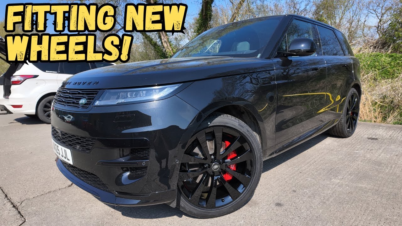 Fitting 23” Gloss Black Wheels to a 2025 Range Rover Sport | Wheel Armour + Access Mode Setup