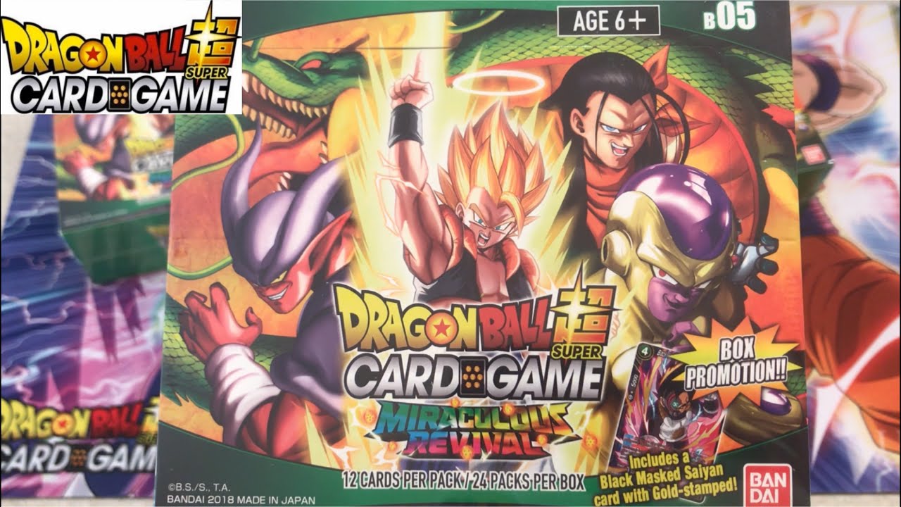 Apertura MIRACULOUS REVIVAL | BT5 | cartas DRAGON BALL SUPER CARD GAME