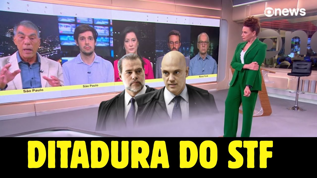 DEMETRIO HUMILHOU ALEXANDRE DE MORAES ! GLOBO DESESPERADA COM DITADURA DE TOGA DO STF 