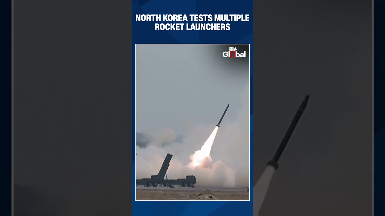 North Korean Leader Kim Jong Un Oversees Test-Launch Of Multiple Rocket Launchers | #NorthKorea
