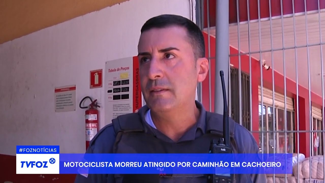Motociclista morreu atingido por caminhão em Cachoeiro