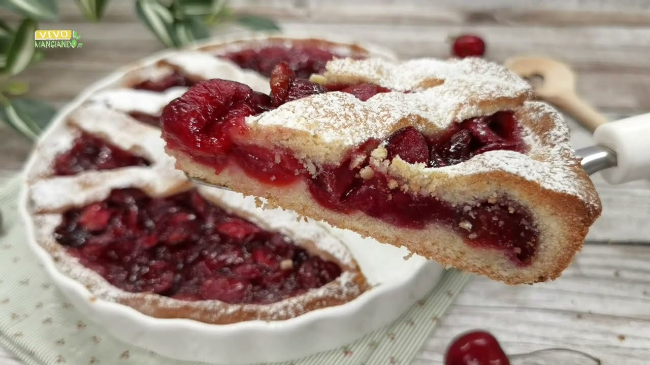 Crostata di ciliegie fresche