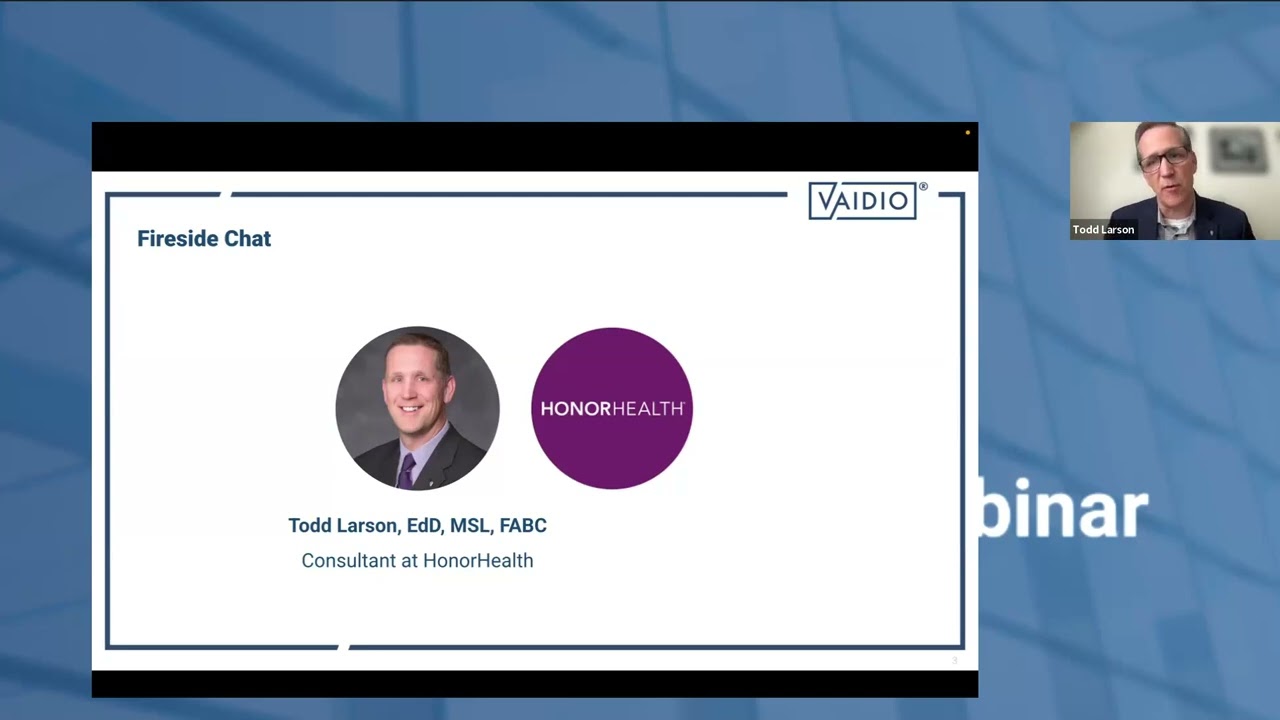 Vaidio Healthcare Discussion with HonorHealth consultant, Todd Larson | February 12, 2026