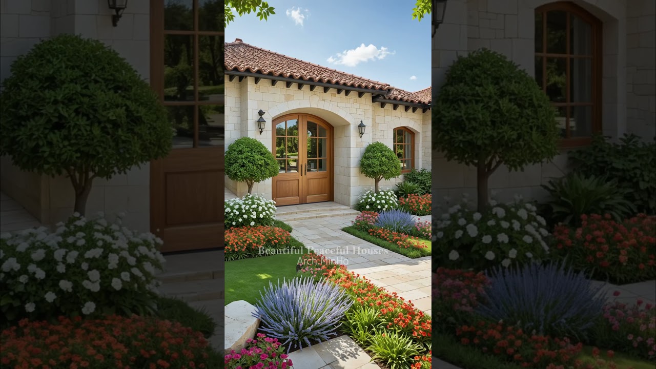 Beautiful house | Mediterranean architectural style.