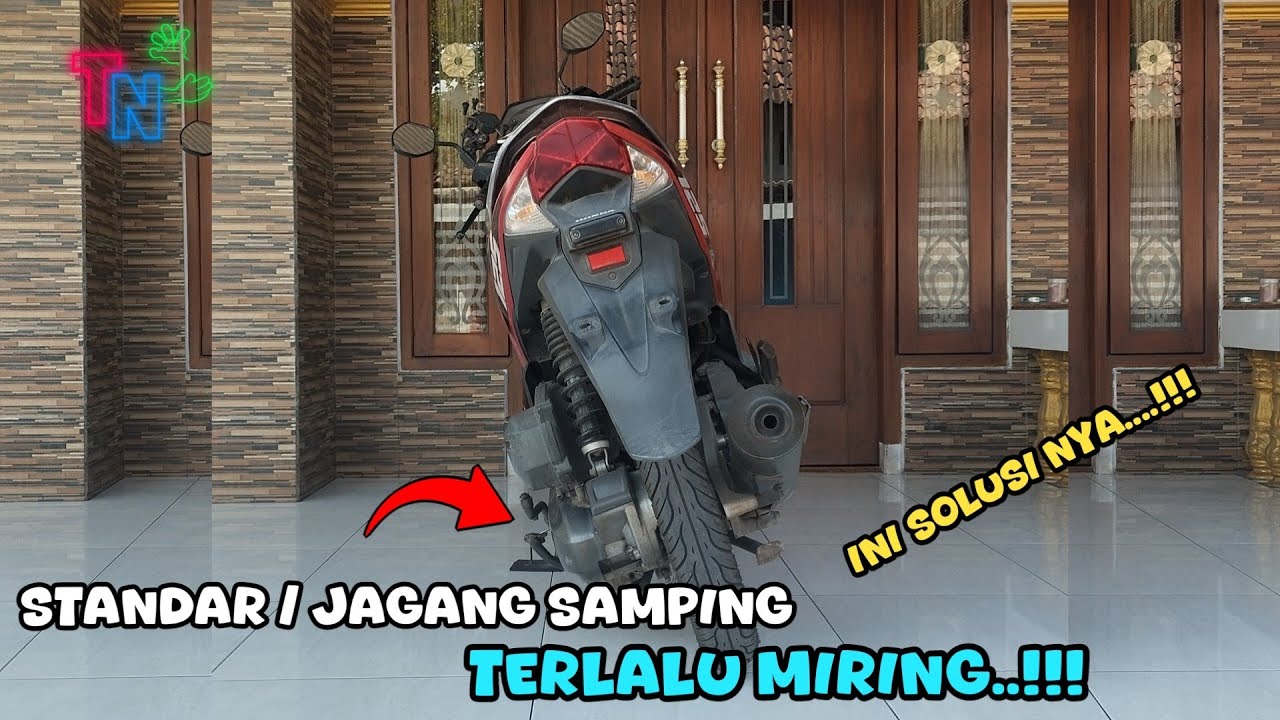 Solusi untuk jagang / standar samping vario 125 yang terlalu miring